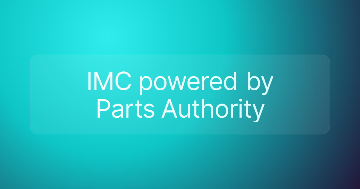 IMC powered by Parts Authority