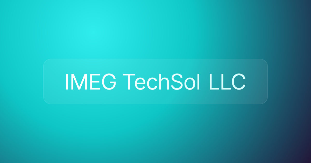 IMEG TechSol LLC