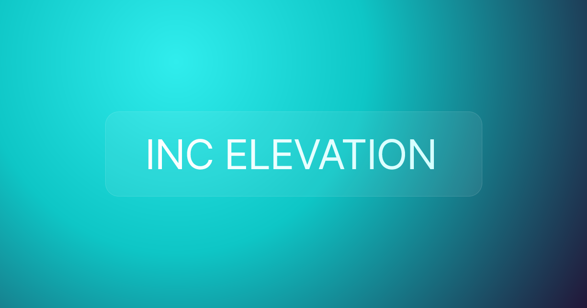 INC ELEVATION