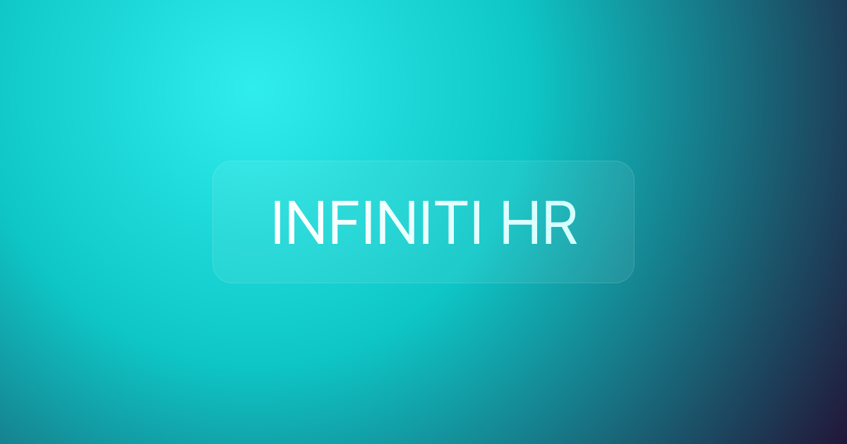 INFINITI HR