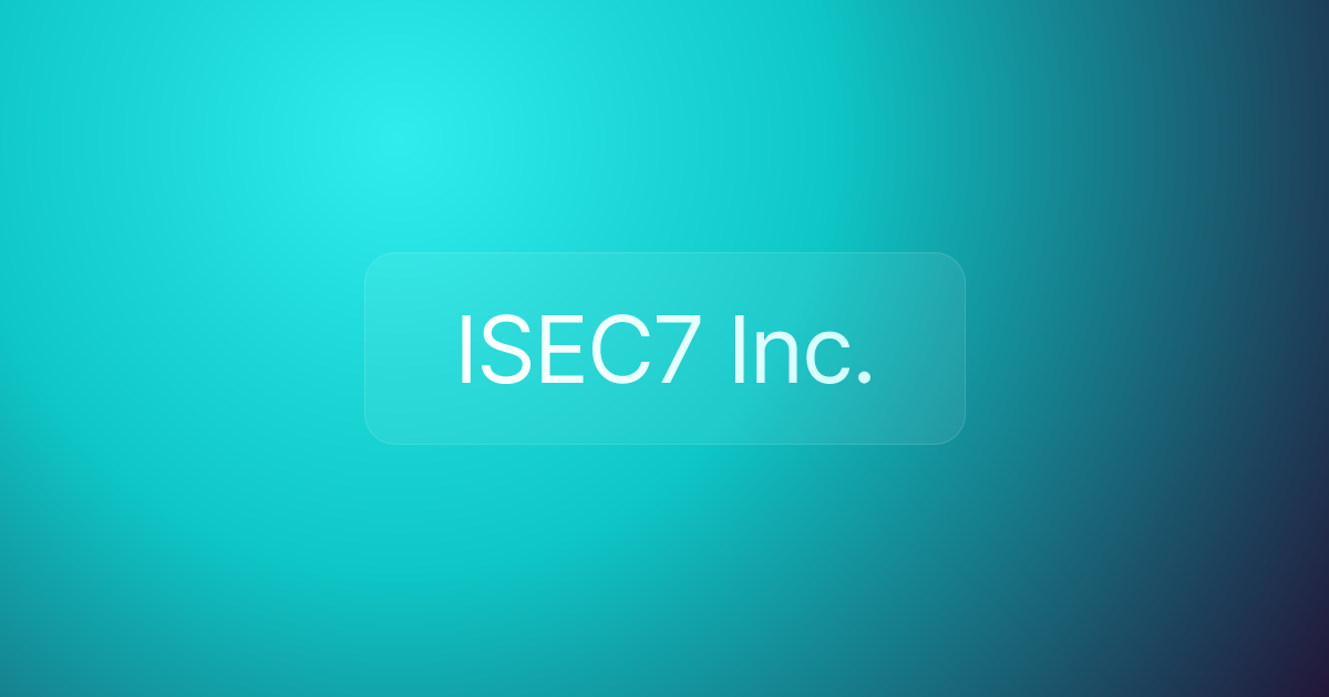 ISEC7 Inc.