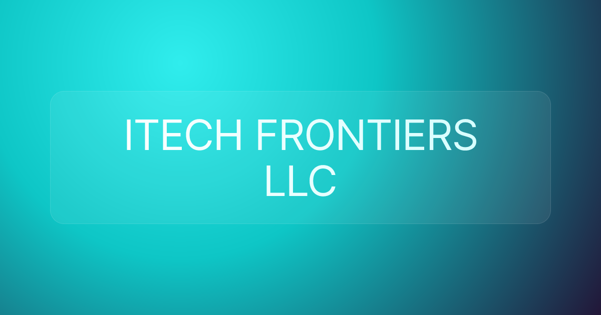 ITECH FRONTIERS LLC