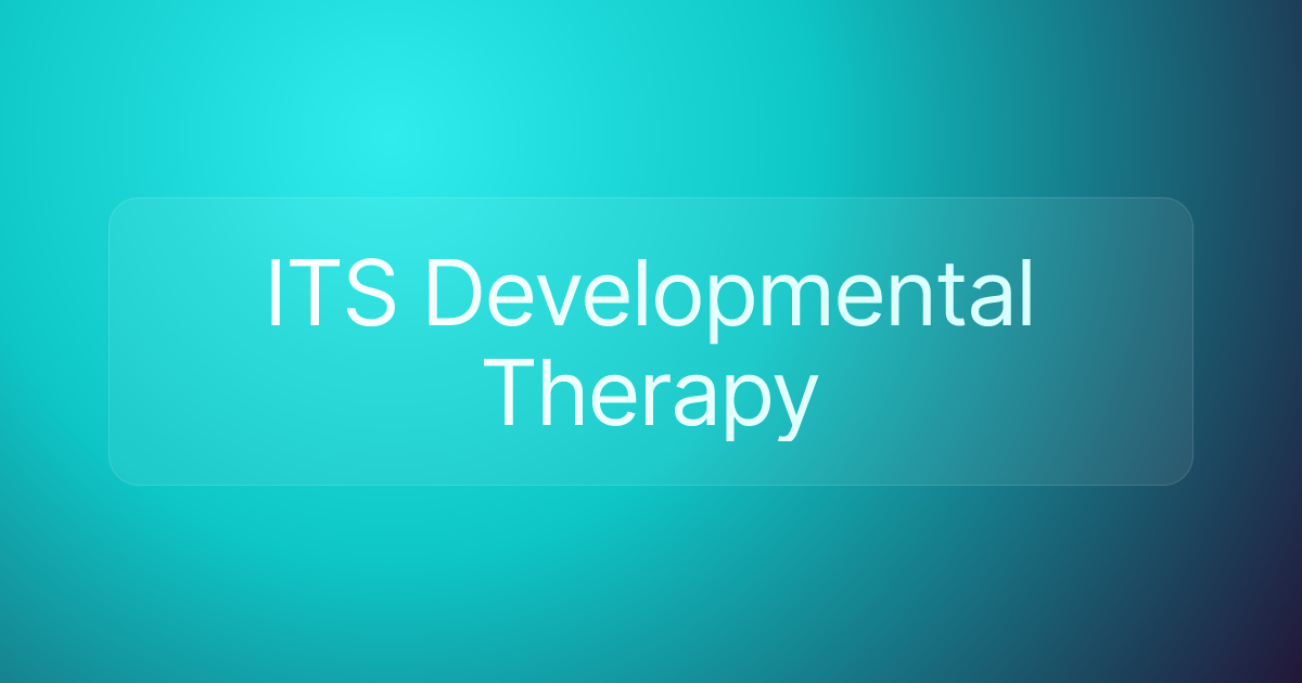 ITS Developmental Therapy