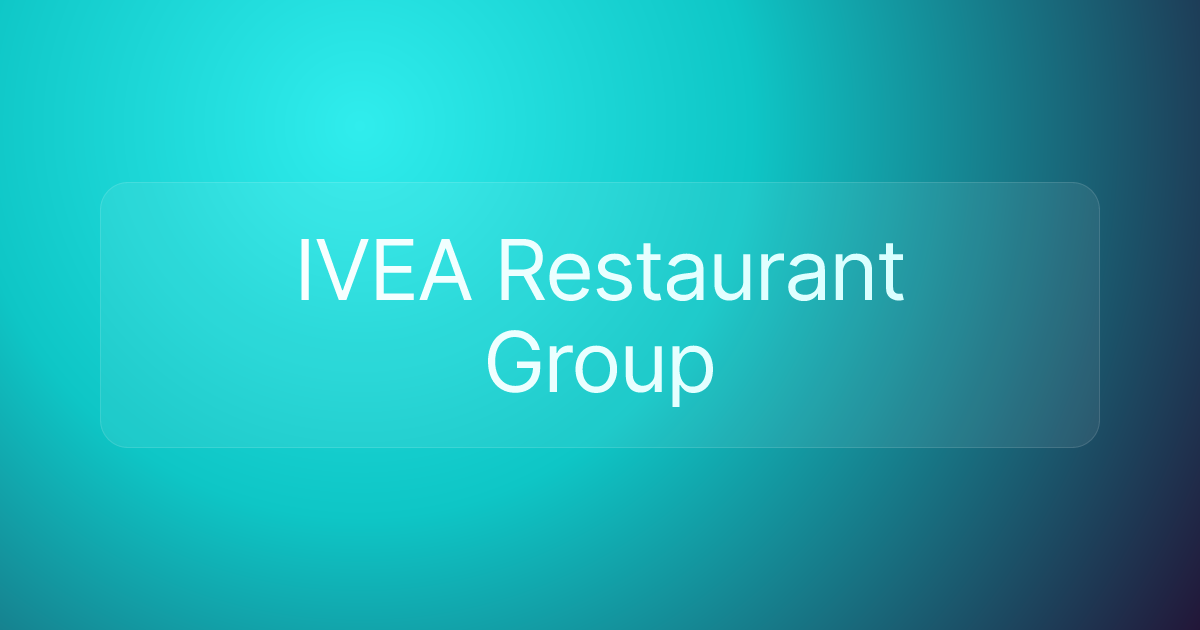 IVEA Restaurant Group