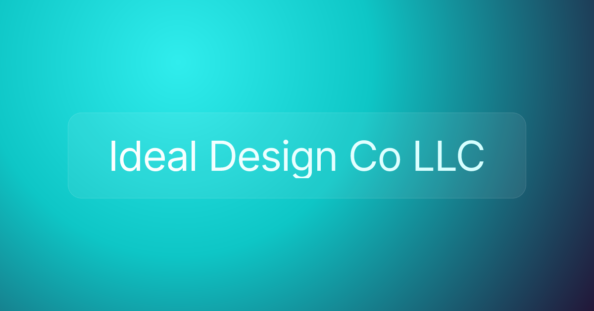 Ideal Design Co LLC