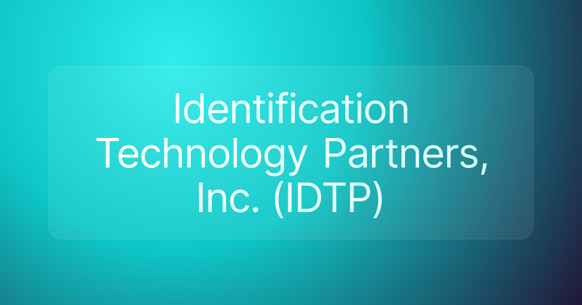 Identification Technology Partners, Inc. (IDTP)