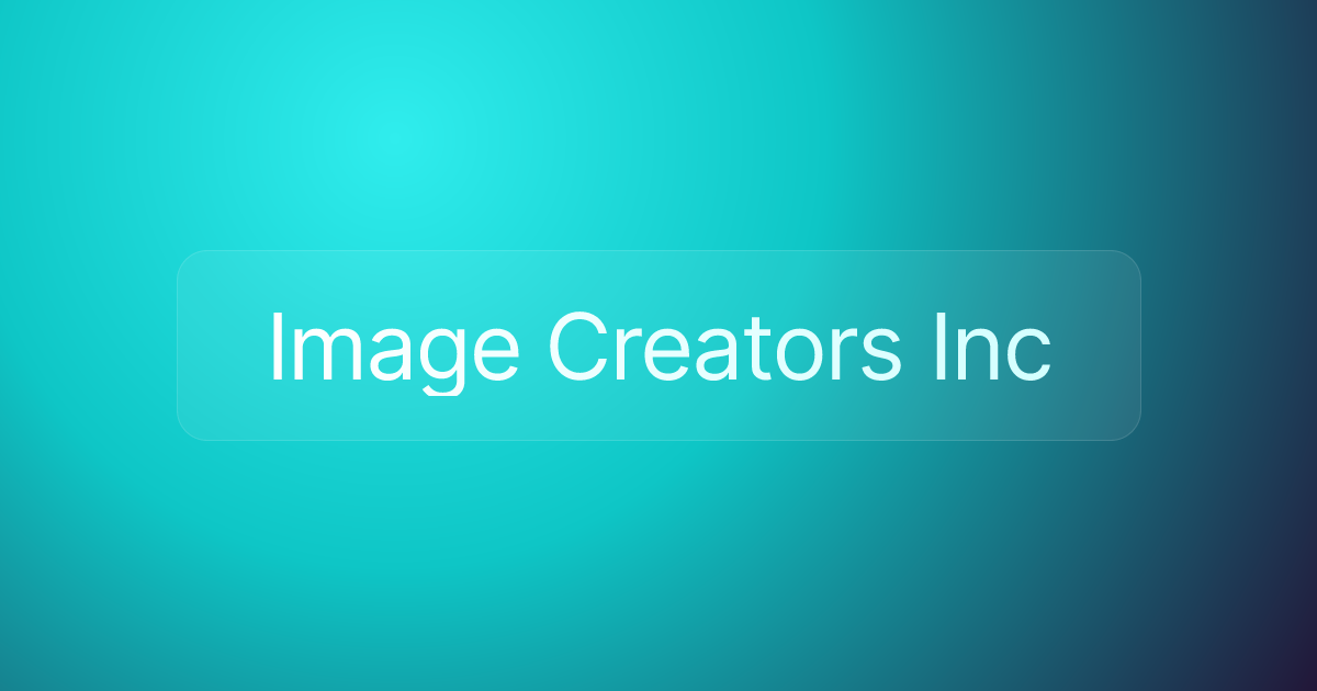 Image Creators Inc