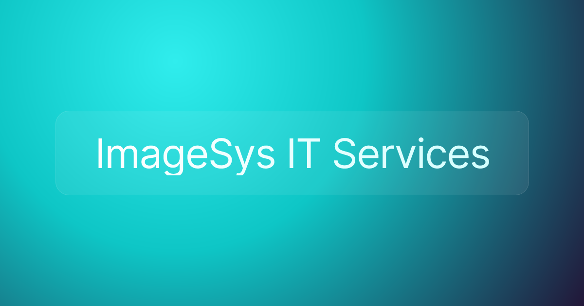 ImageSys IT Services