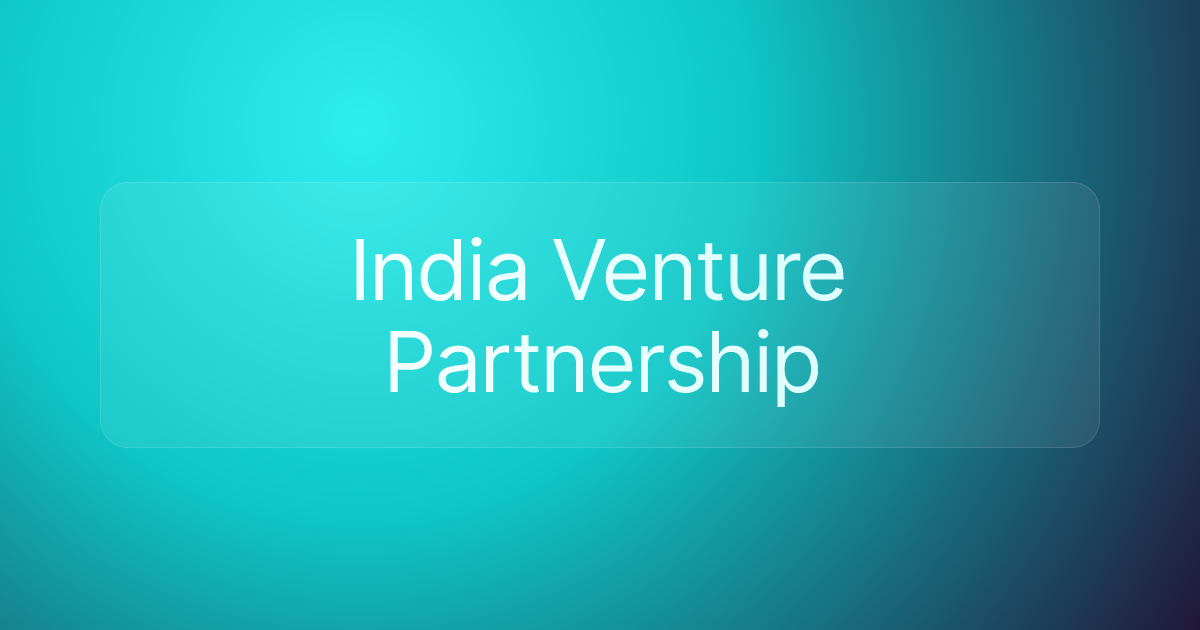 India Venture Partnership