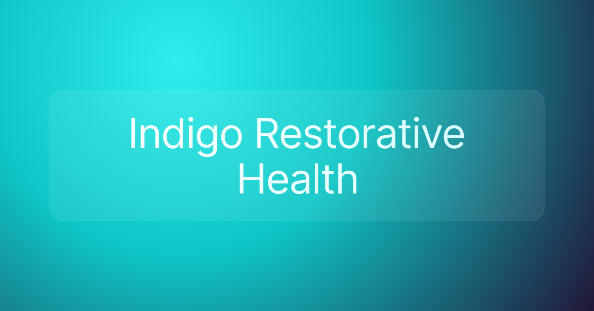 Indigo Restorative Health