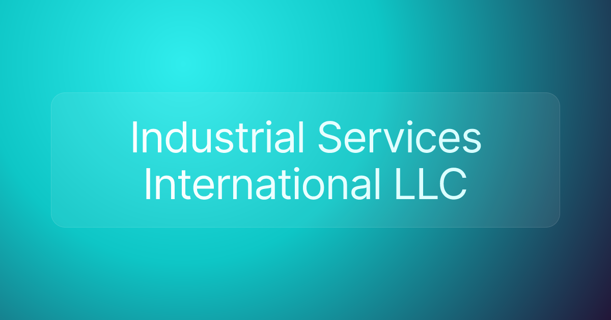 Industrial Services International LLC