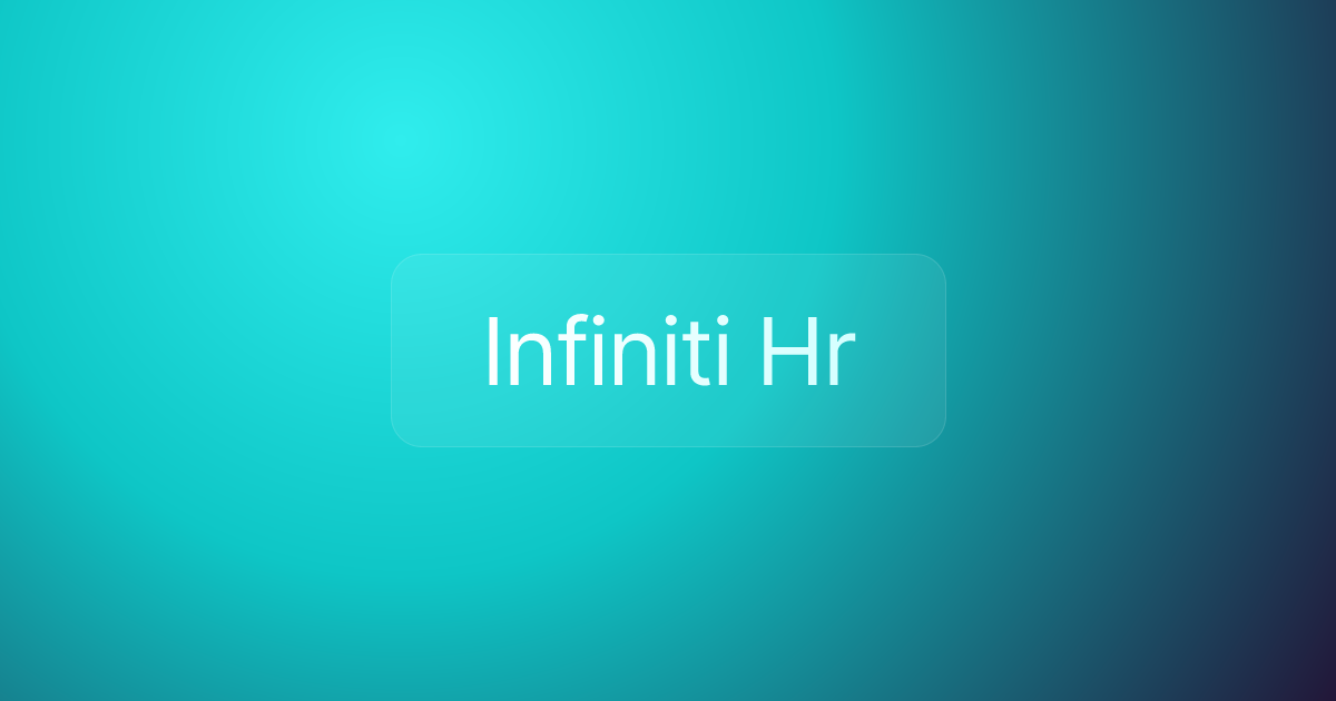 Infiniti Hr