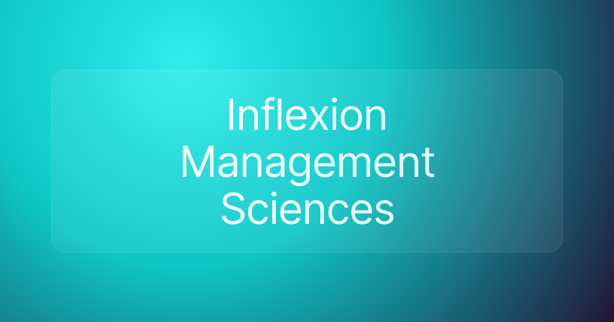 Inflexion Management Sciences