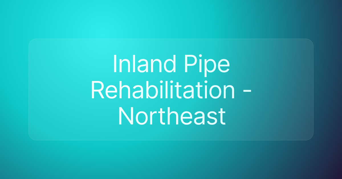 Inland Pipe Rehabilitation - Northeast