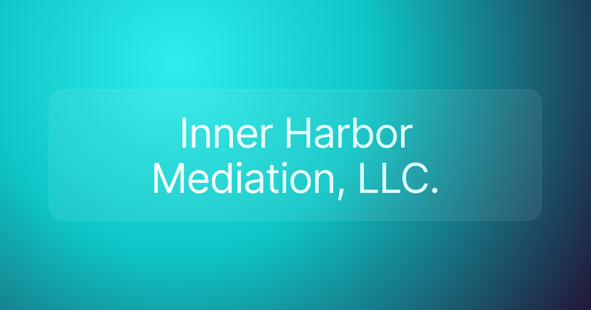 Inner Harbor Mediation, LLC.