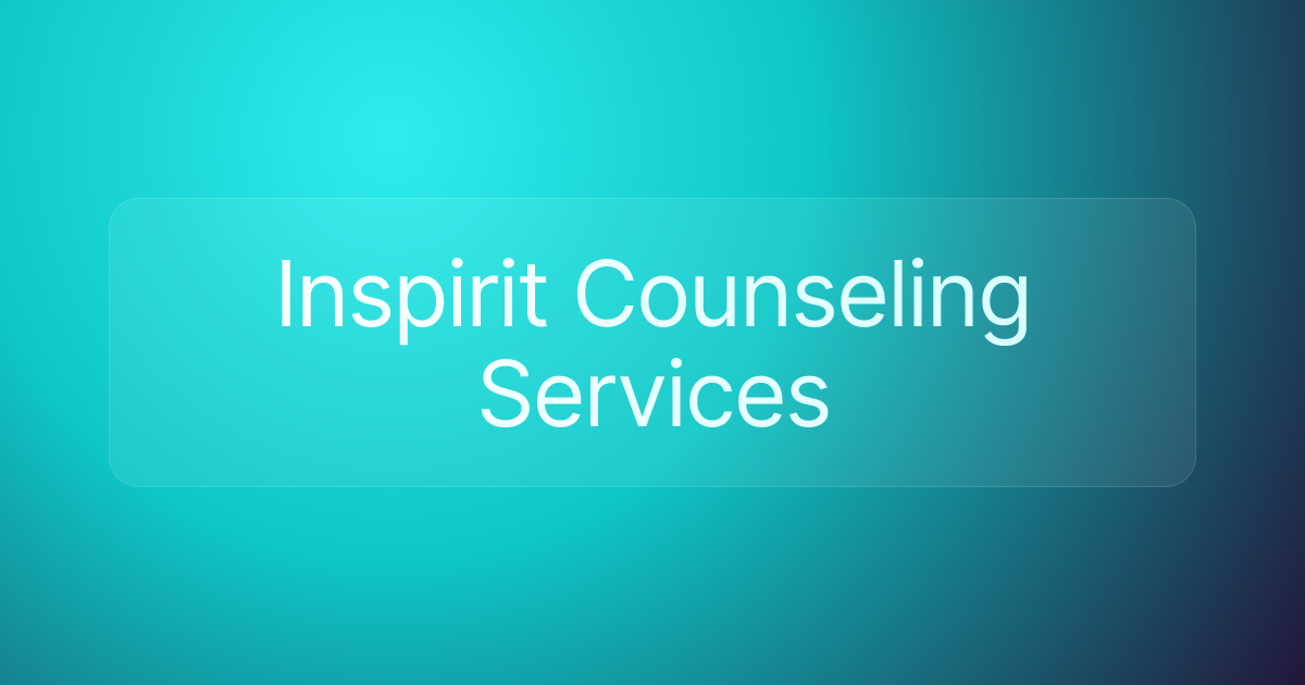 Inspirit Counseling Services