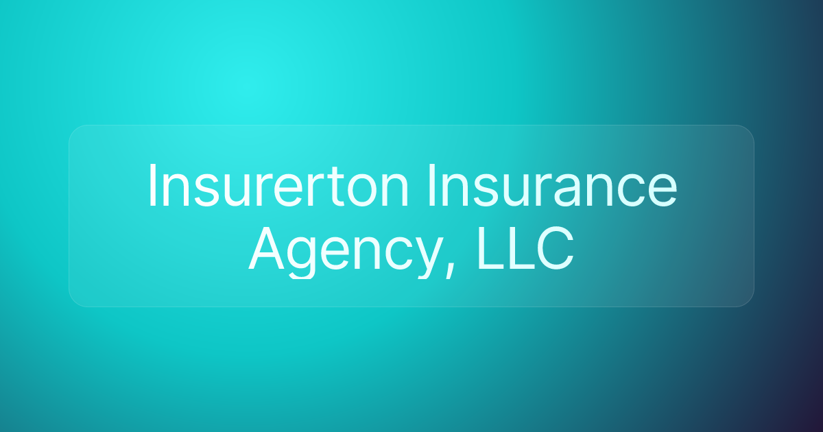Insurerton Insurance Agency, LLC