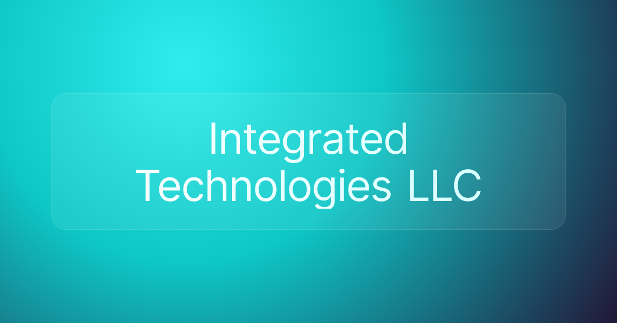 Integrated Technologies LLC