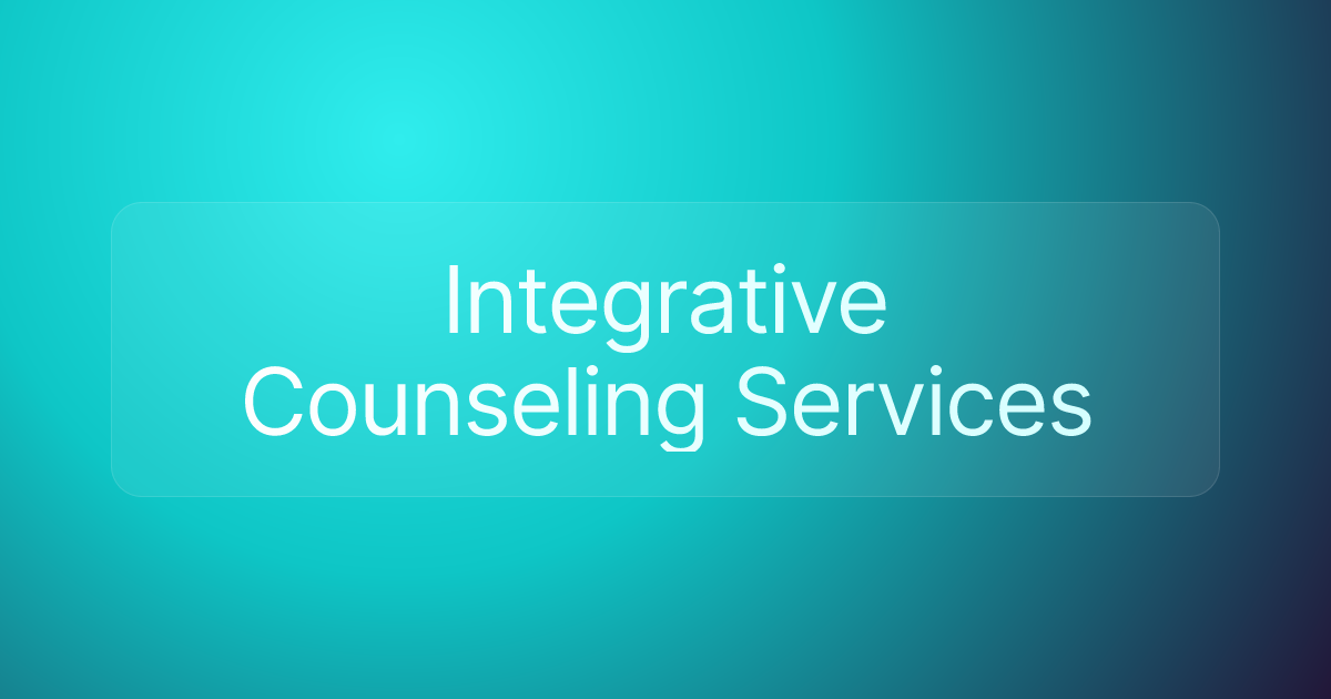 Integrative Counseling Services