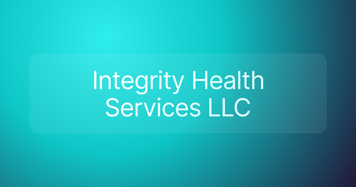 Integrity Health Services LLC