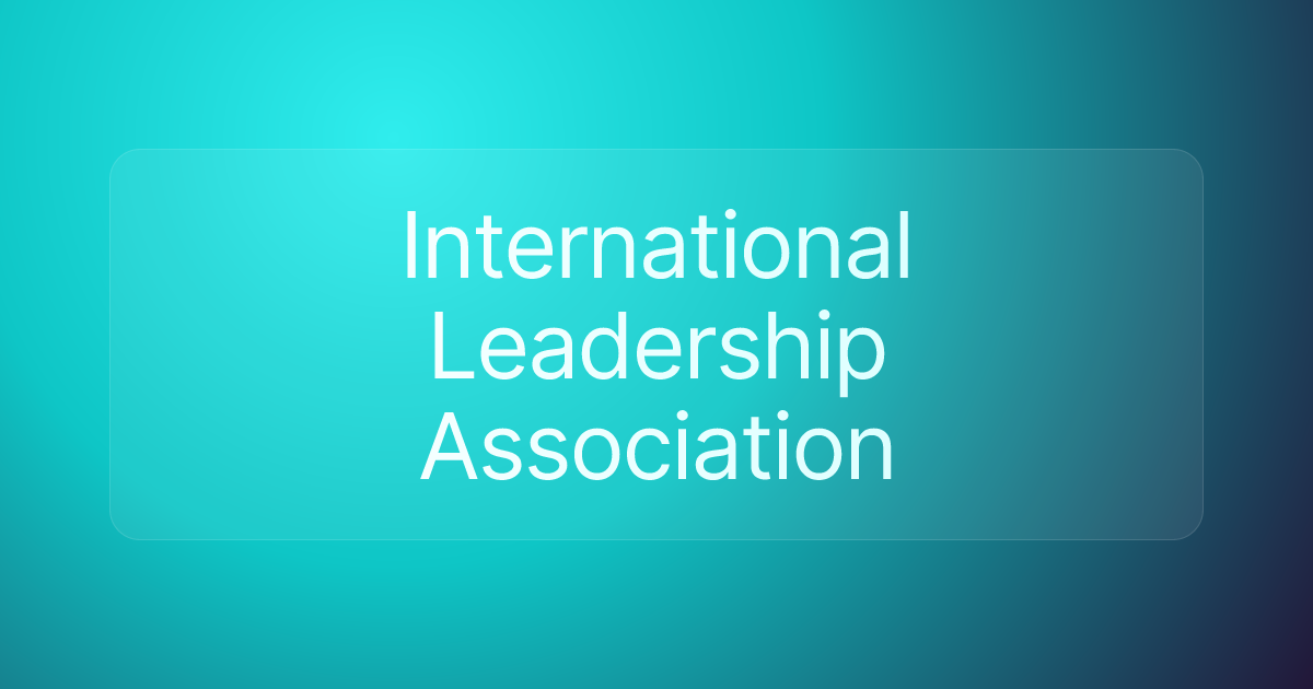 International Leadership Association