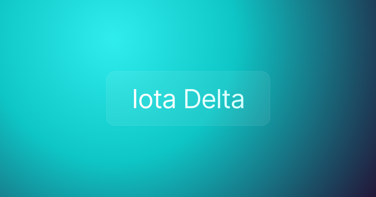Iota Delta