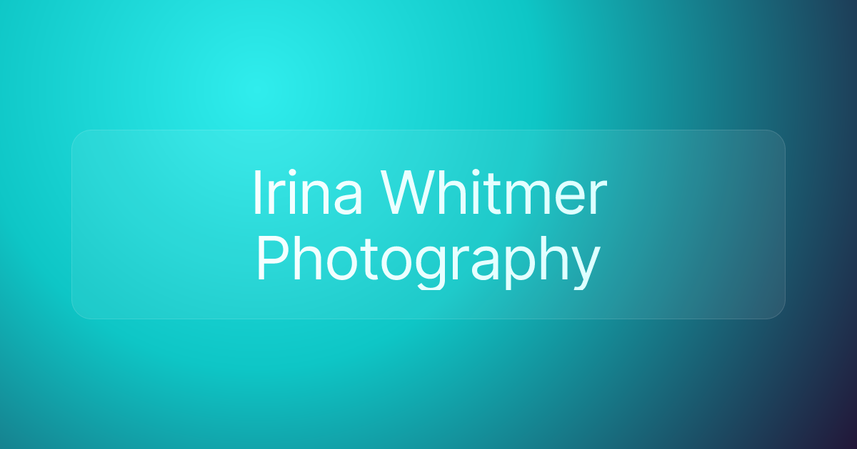 Irina Whitmer Photography