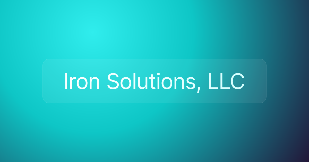 Iron Solutions, LLC