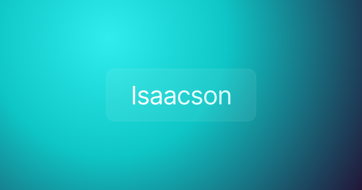 Isaacson
