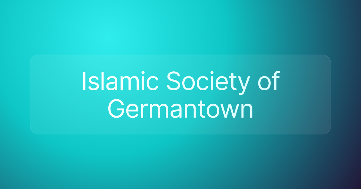 Islamic Society of Germantown