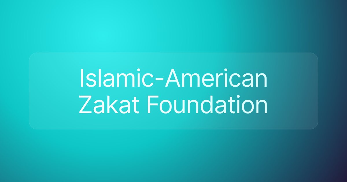 Islamic-American Zakat Foundation