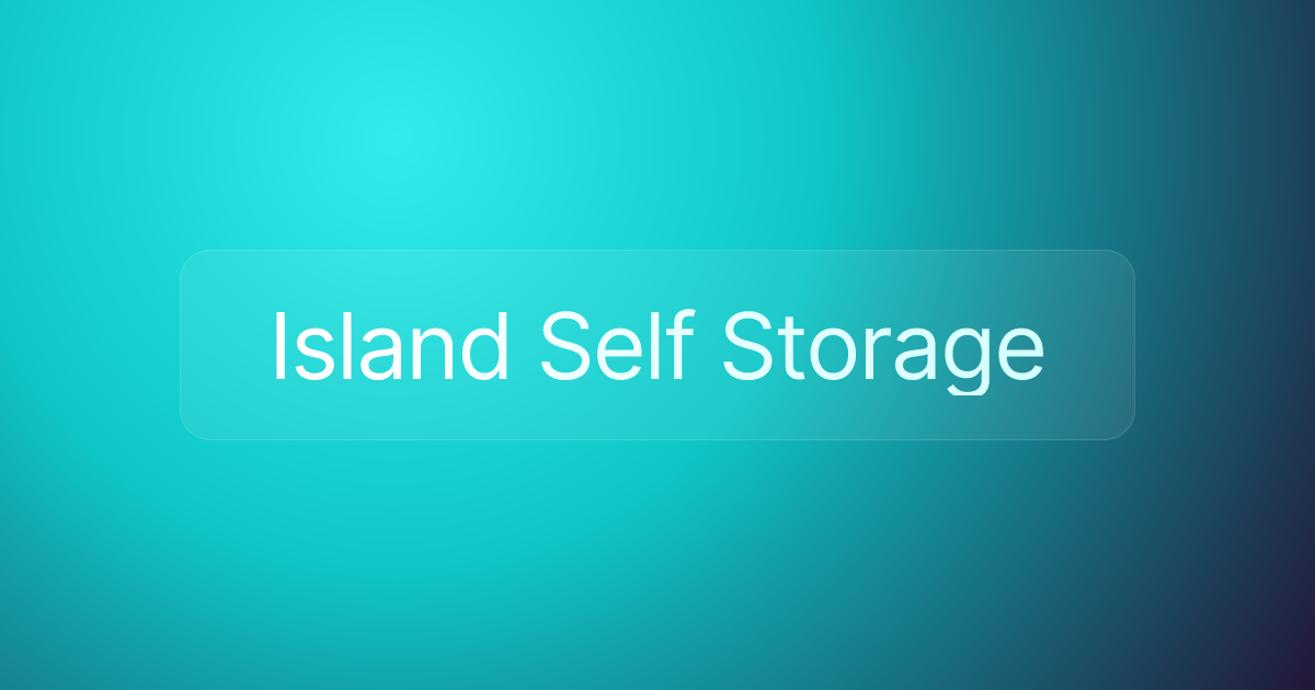 Island Self Storage