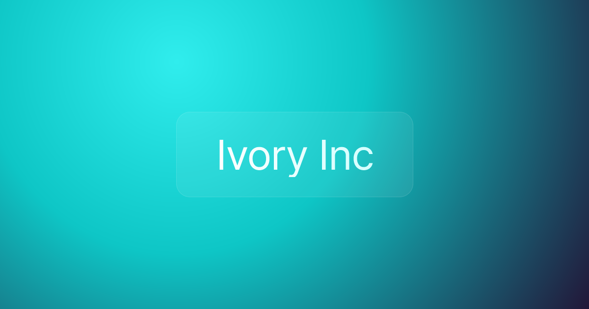 Ivory Inc