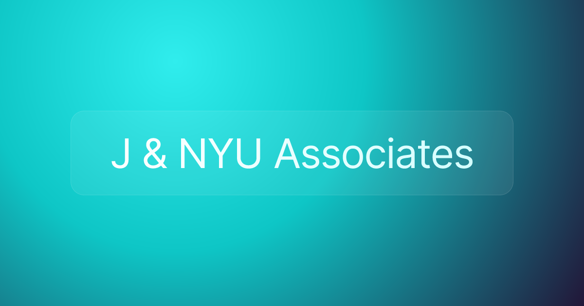 J & NYU Associates
