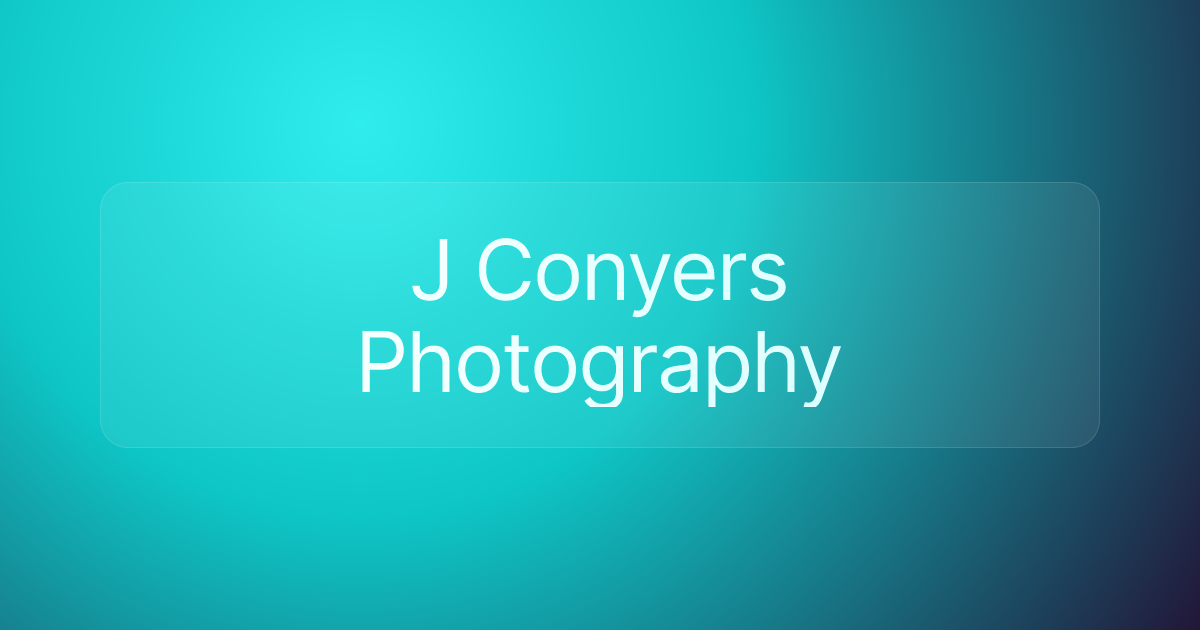 J Conyers Photography