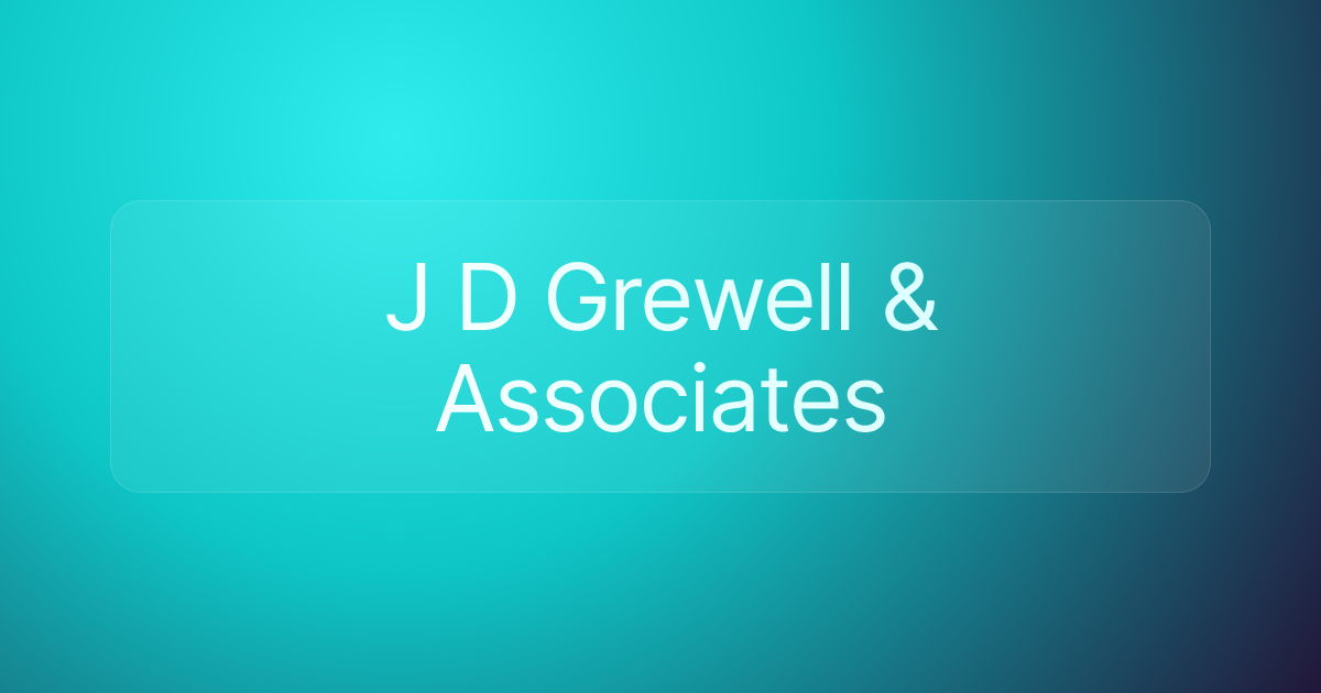 J D Grewell & Associates