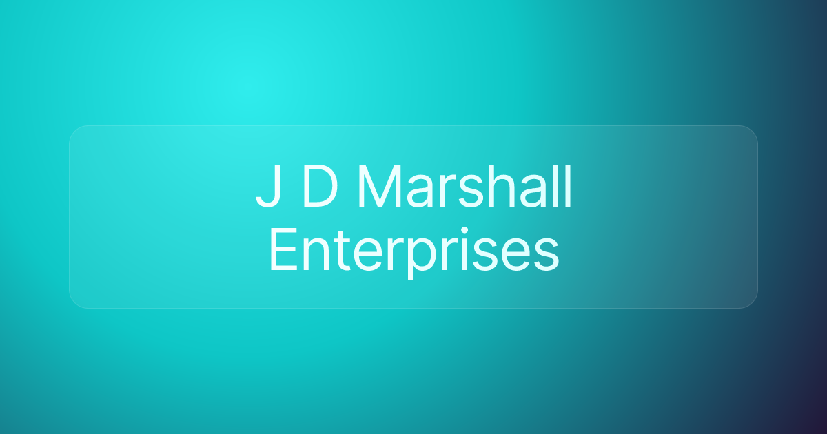 J D Marshall Enterprises