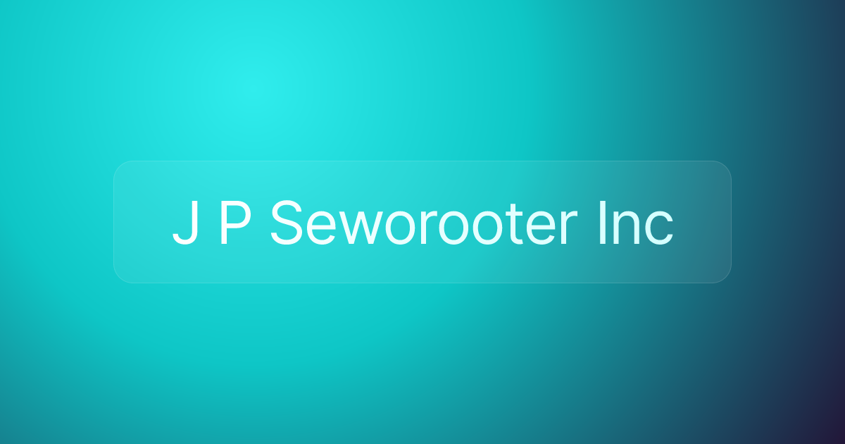 J P Seworooter Inc