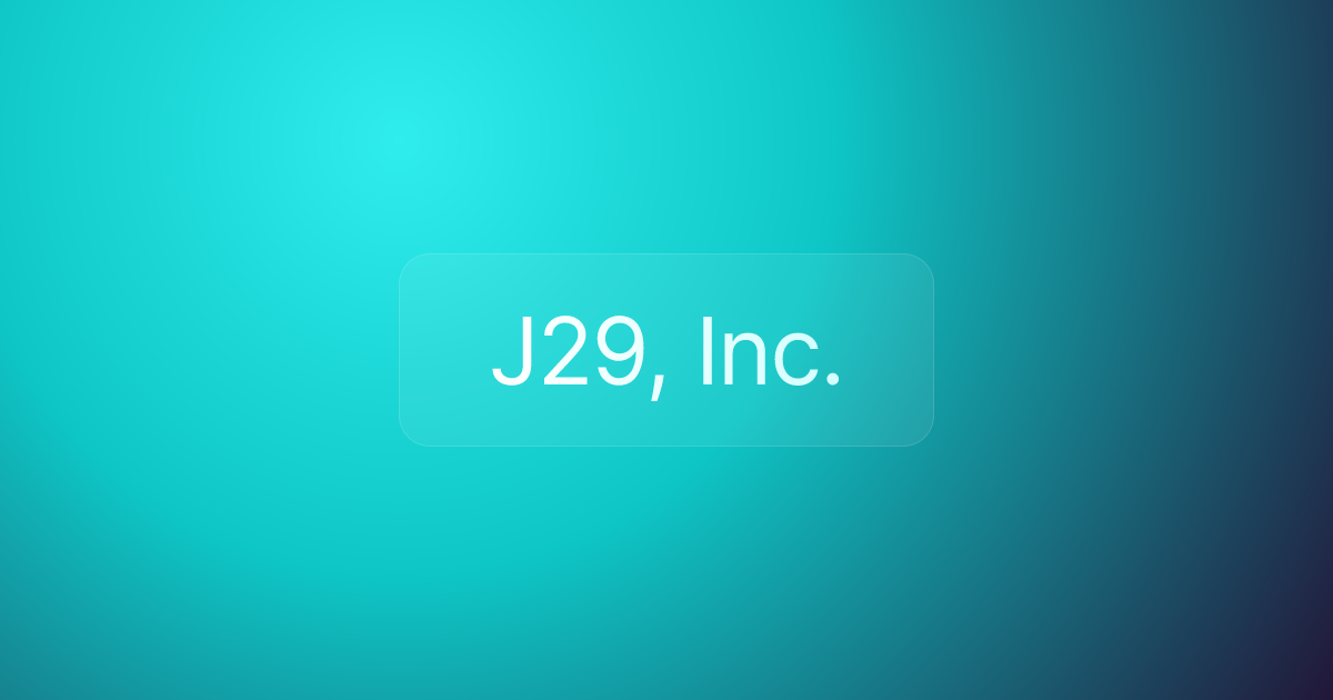 J29, Inc.