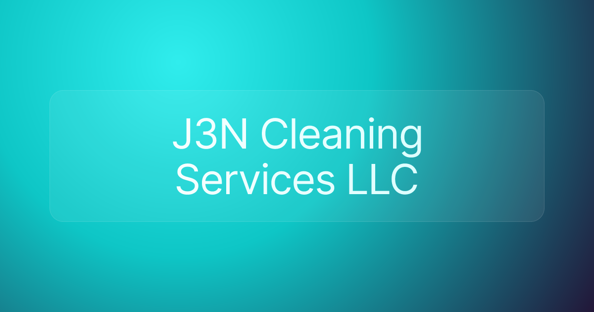 J3N Cleaning Services LLC