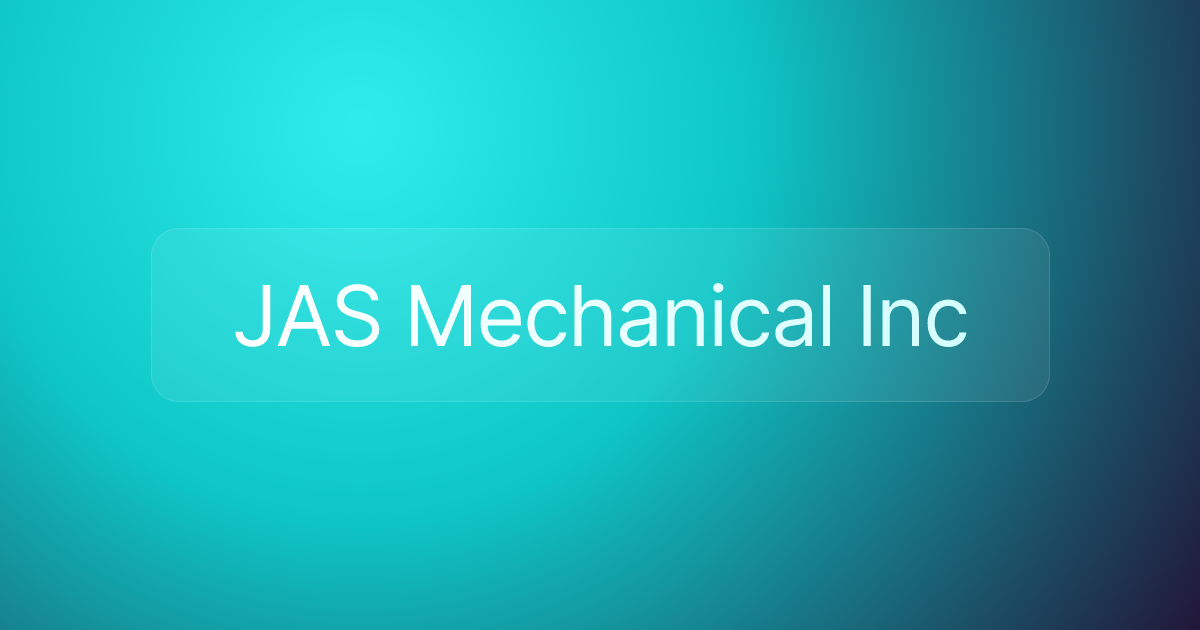 JAS Mechanical Inc