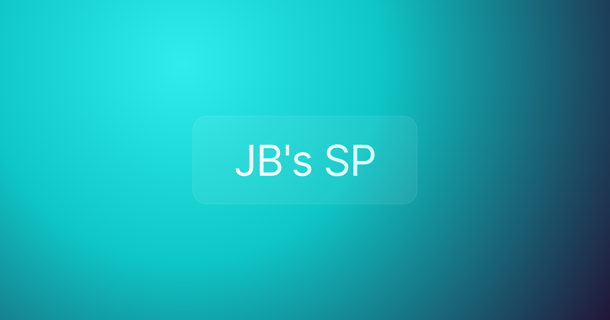 JB's SP