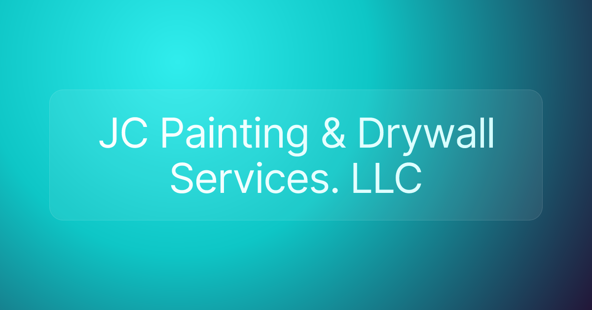 JC Painting & Drywall Services. LLC