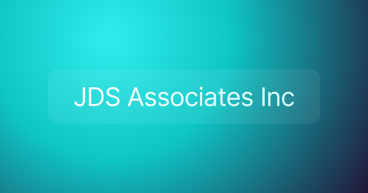 JDS Associates Inc
