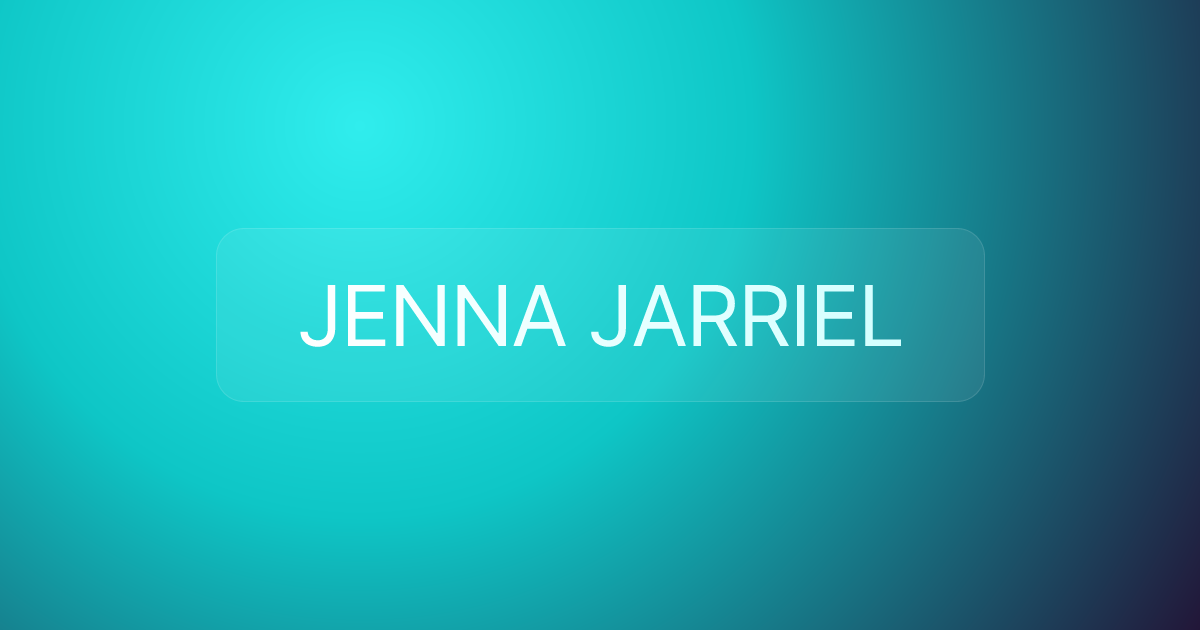 JENNA JARRIEL