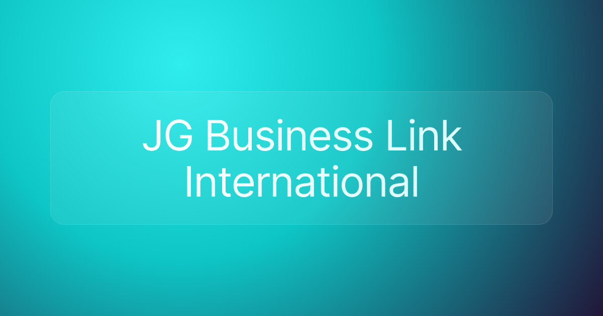 JG Business Link International