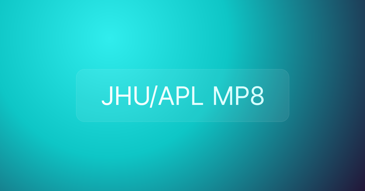 JHU/APL MP8