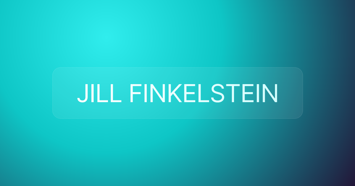 JILL FINKELSTEIN