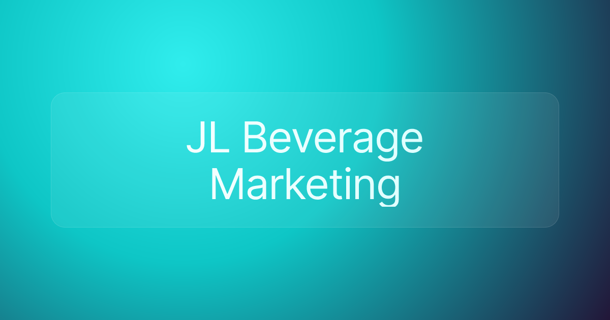 JL Beverage Marketing