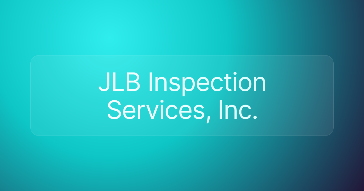 JLB Inspection Services, Inc.